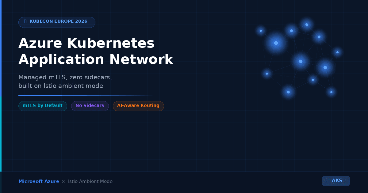 Azure Kubernetes Application Network: Making Service Mesh Invisible